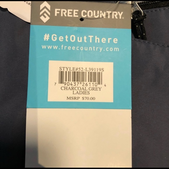NWT Women’s Gray Free Country Ski Pants - Picture 4 of 5